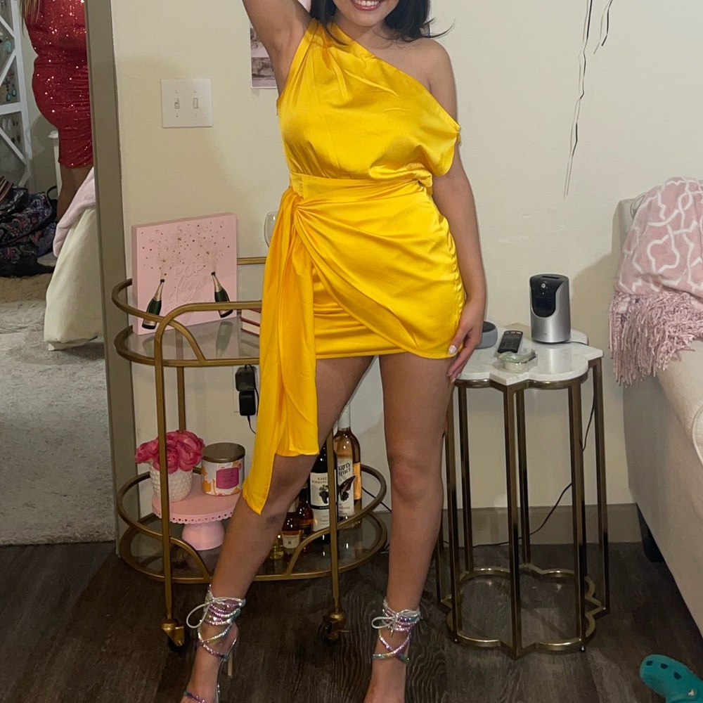 Mini Yellow Dress